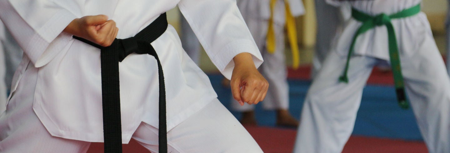 Aula de taekwondo em Seul