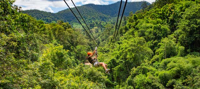 Zip line a Limón