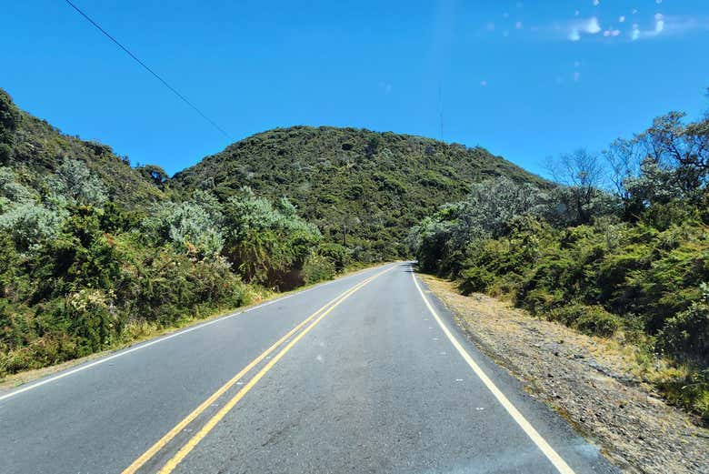 On the way to the Irazu Volcano - On the way to the Irazu Volcano