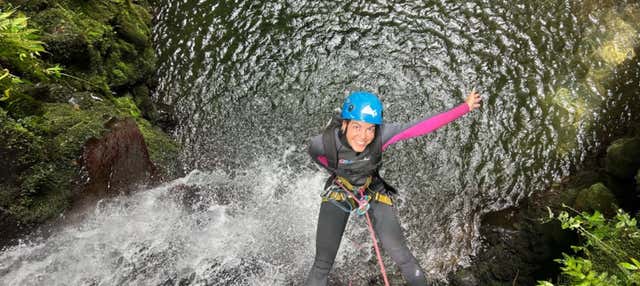 Discesa in corda doppia nel canyon El Silencio