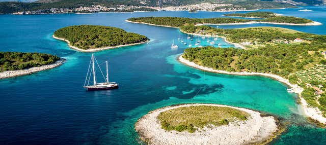 Crociera delle isole Spalmadori al tramonto