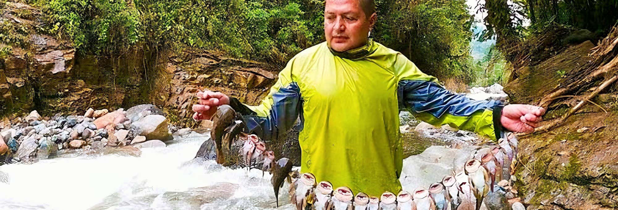 Pesca nel fiume Zuñac con barbecue