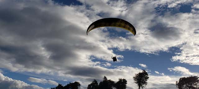 Volo in parapendio sul cerro Nitón