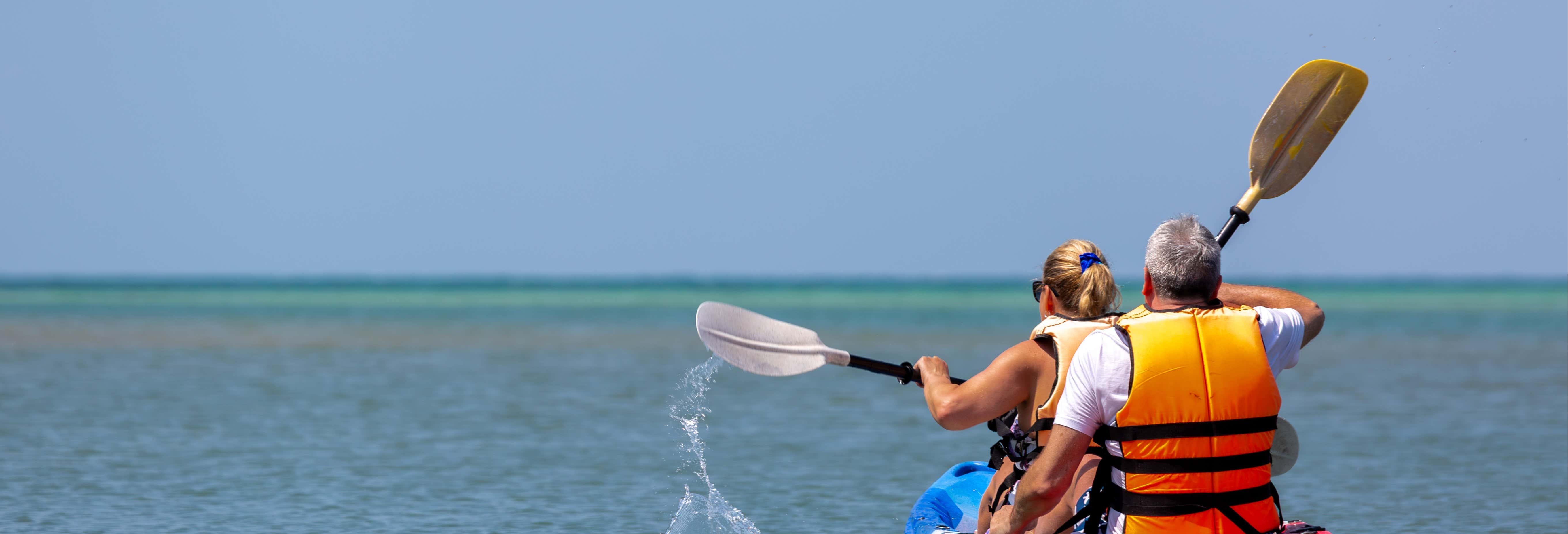 Noleggio kayak all'isola di Santa Cruz