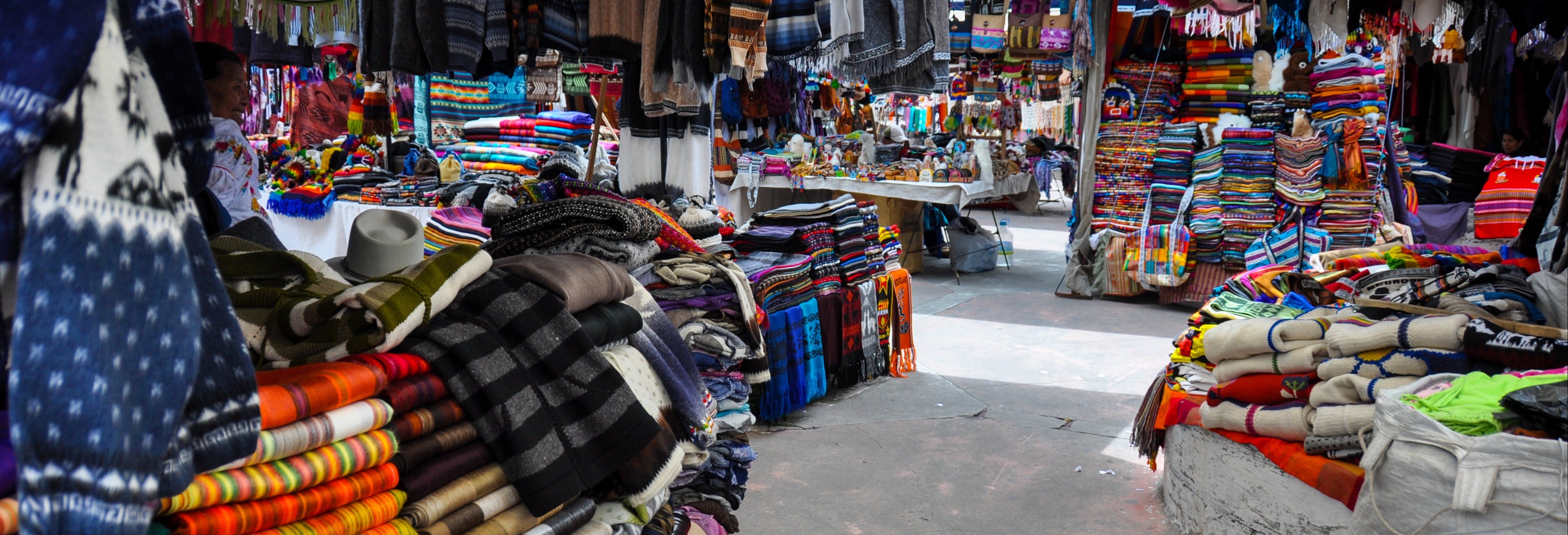 Excursão aos mercados de Otavalo e Cotacachi