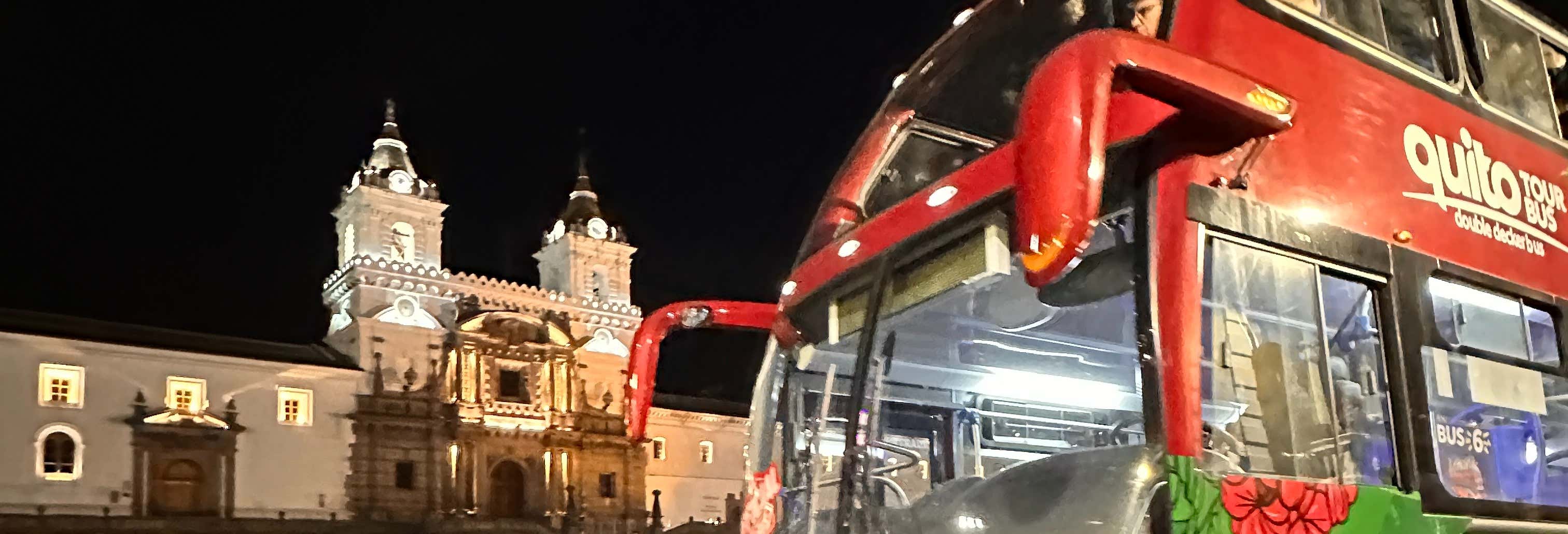 Tour serale in autobus decapottabile