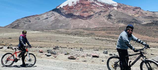 Tour del vulcano Chimborazo in bicicletta