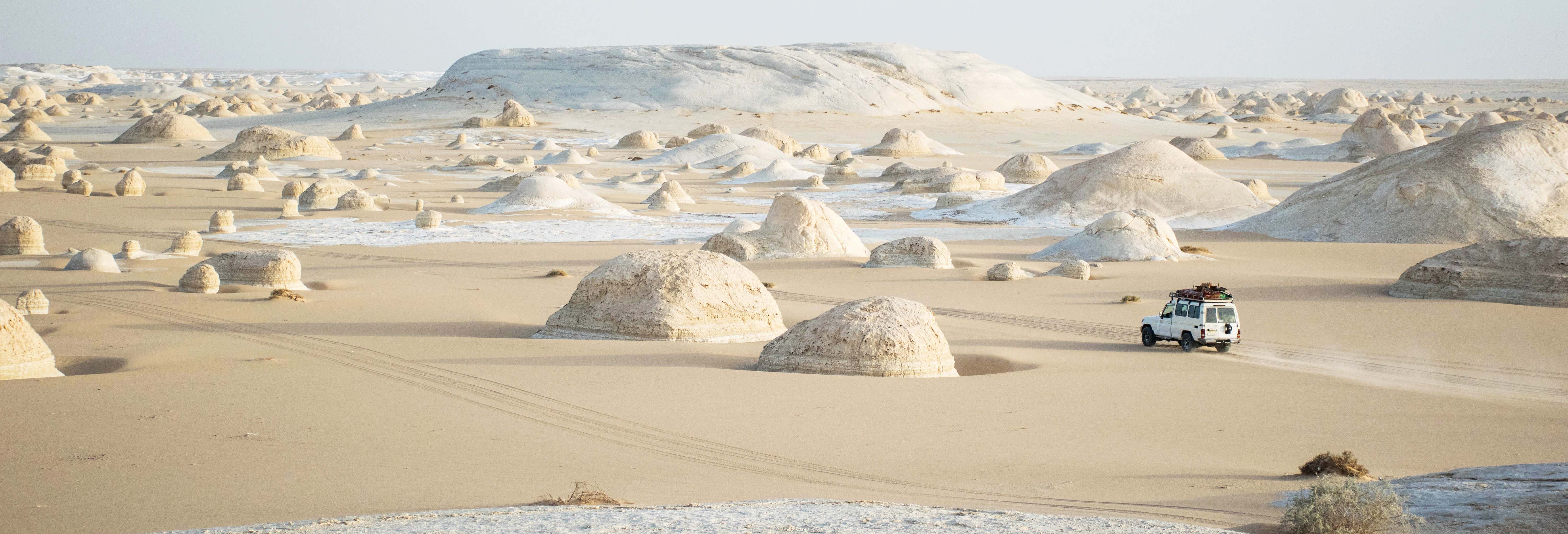Escursione privata al Deserto Bianco e all'oasi di Bahariya