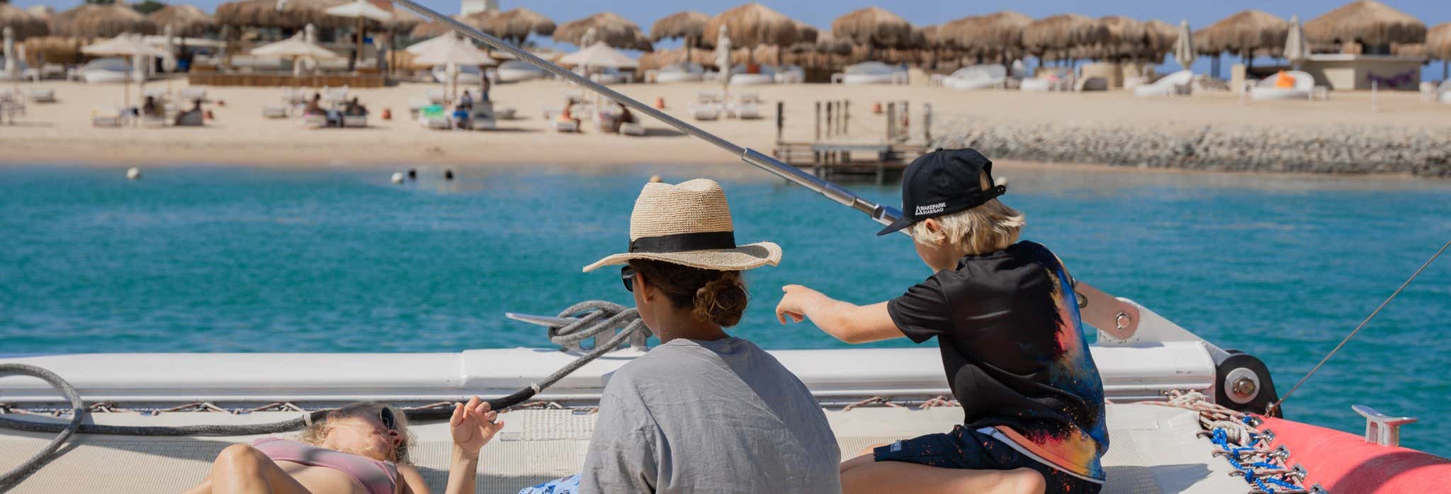 Giro in catamarano nel Mar Rosso