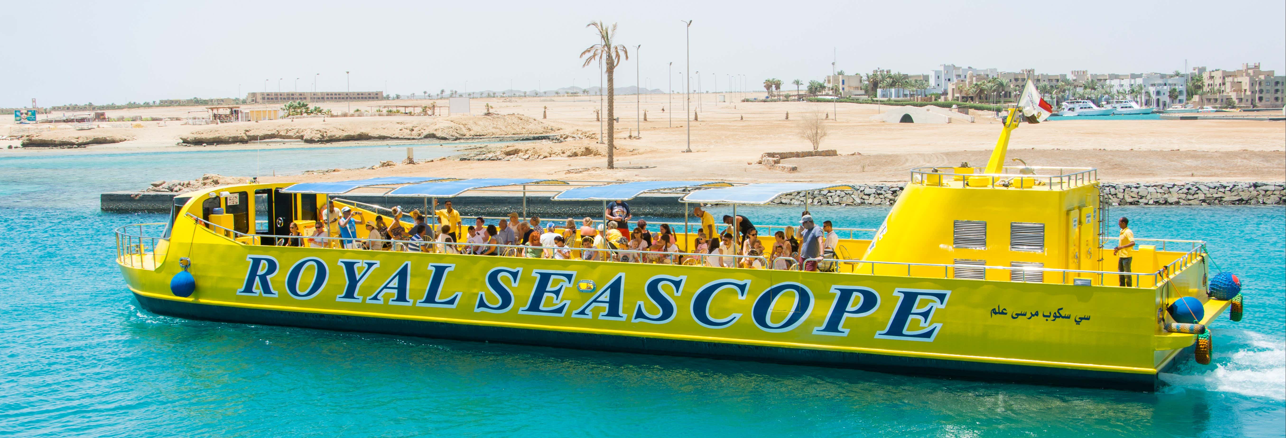 Giro in barca con visione sottomarina sul Mar Rosso