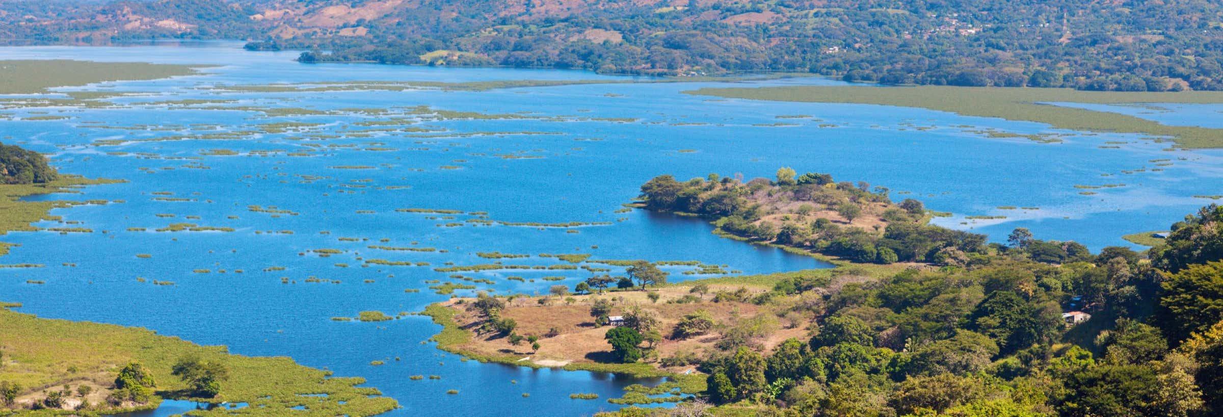 Tour del lago Suchitlán al tramonto