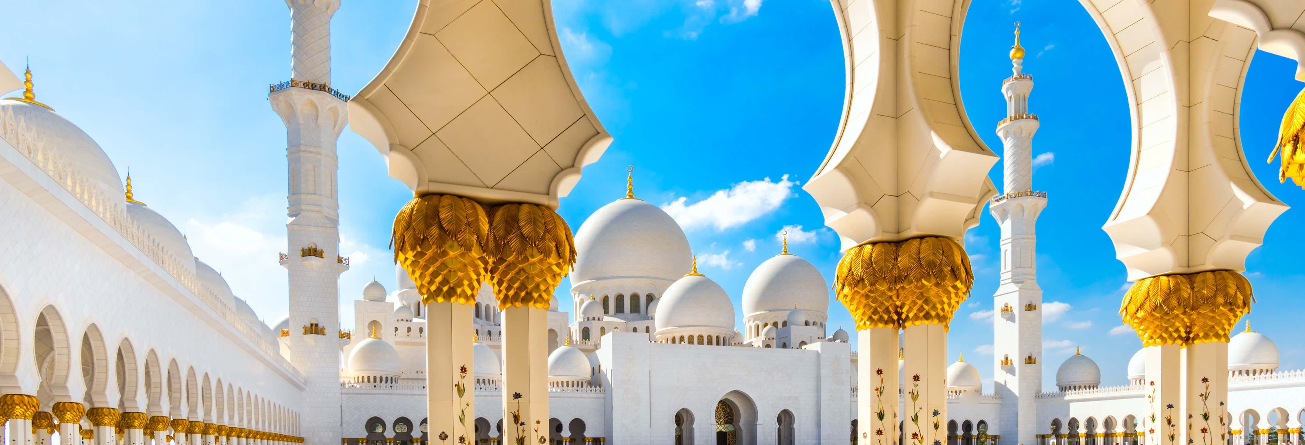 Excursão à Grande Mesquita e o Louvre de Abu Dhabi