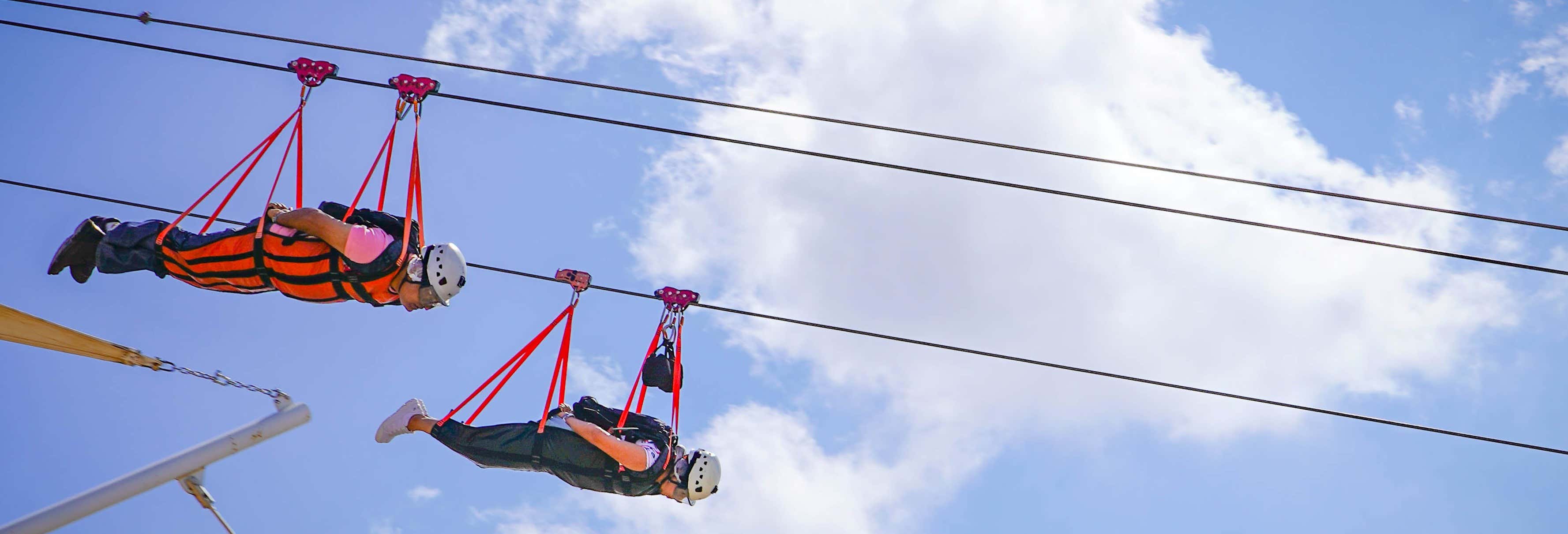 Zip line Jebel Jais