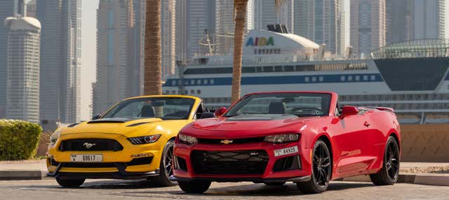 Tour privato in Ford Mustang o Chevrolet Camaro a Dubai