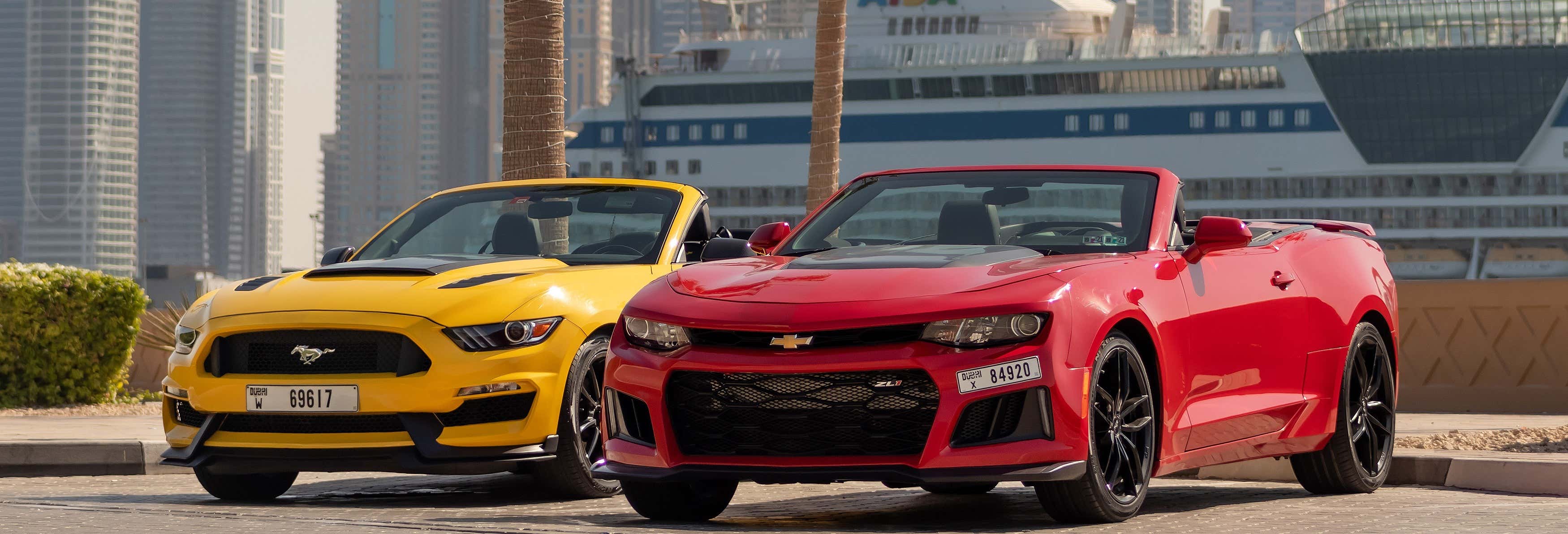 Tour privato in Ford Mustang o Chevrolet Camaro a Dubai