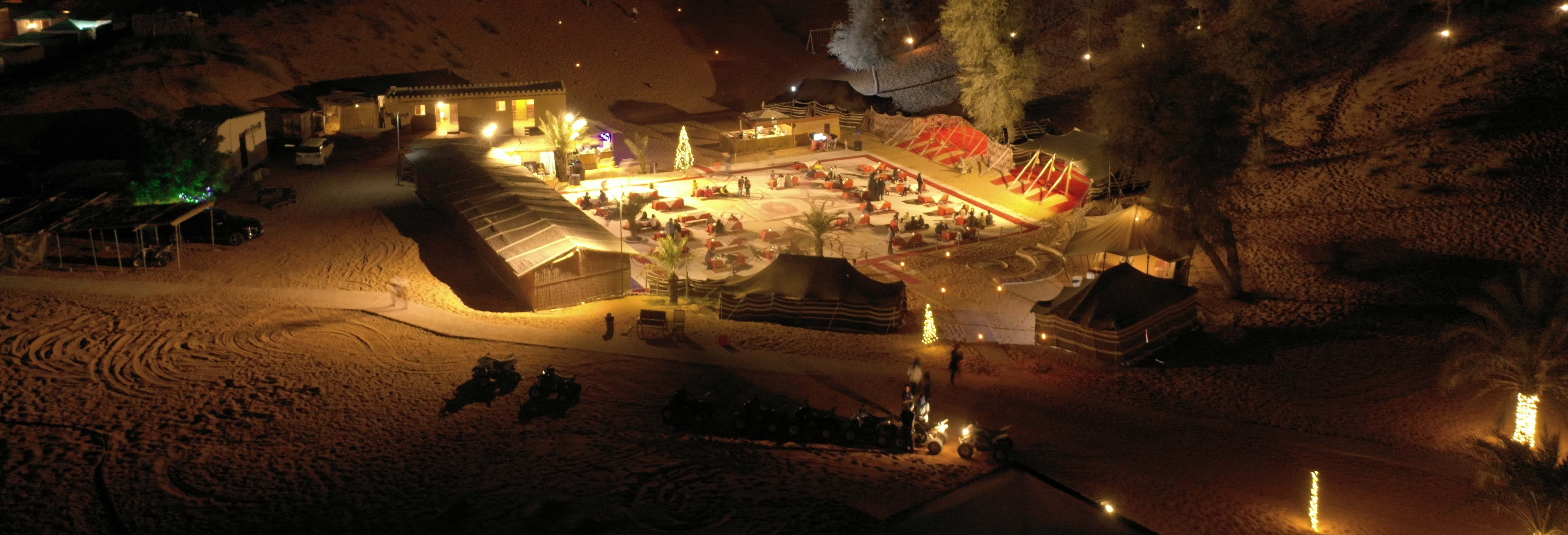 Cena nel deserto di Ras al-Khaima