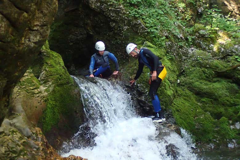 Canyoning in Bled
