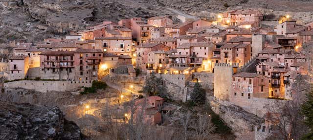 Tour di Albarracín al tramonto