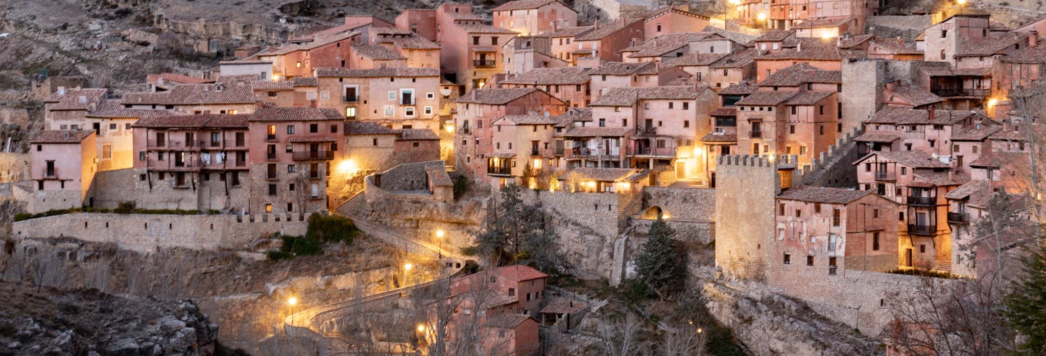Tour di Albarracín al tramonto