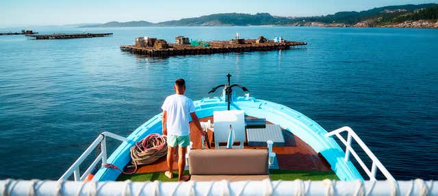 Giro in barca sulla Ría di Aldán + Degustazione di cozze