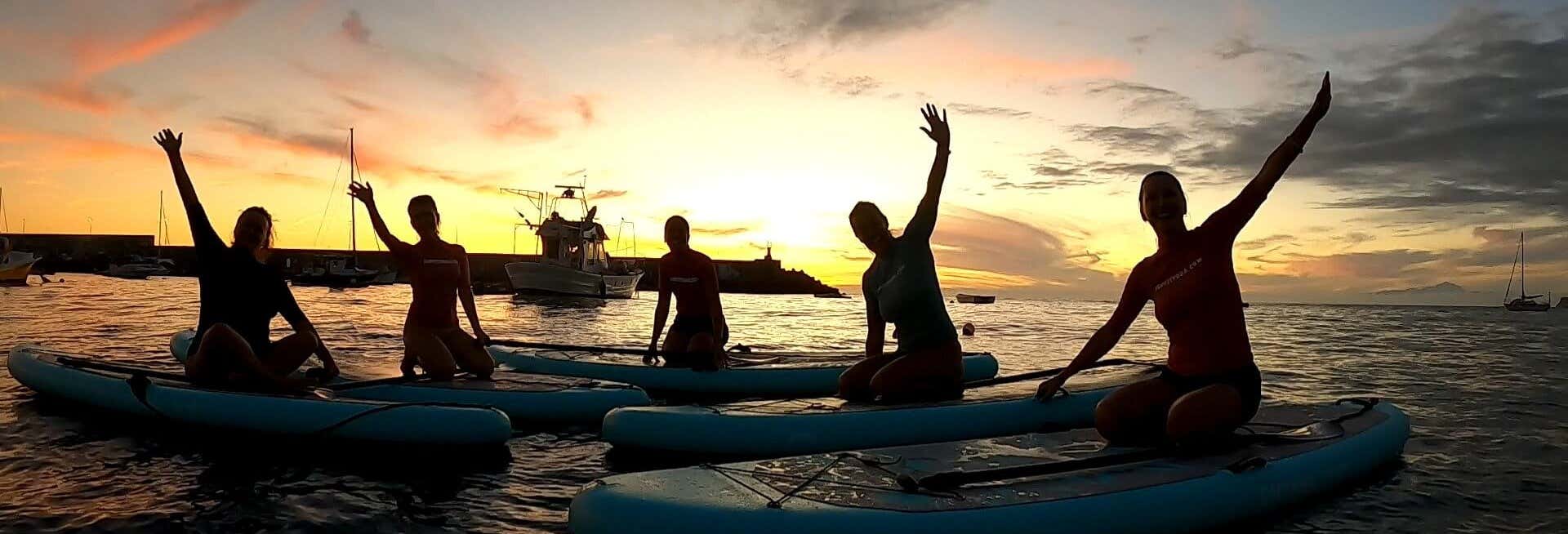 Paddle Surfing in Arguineguín