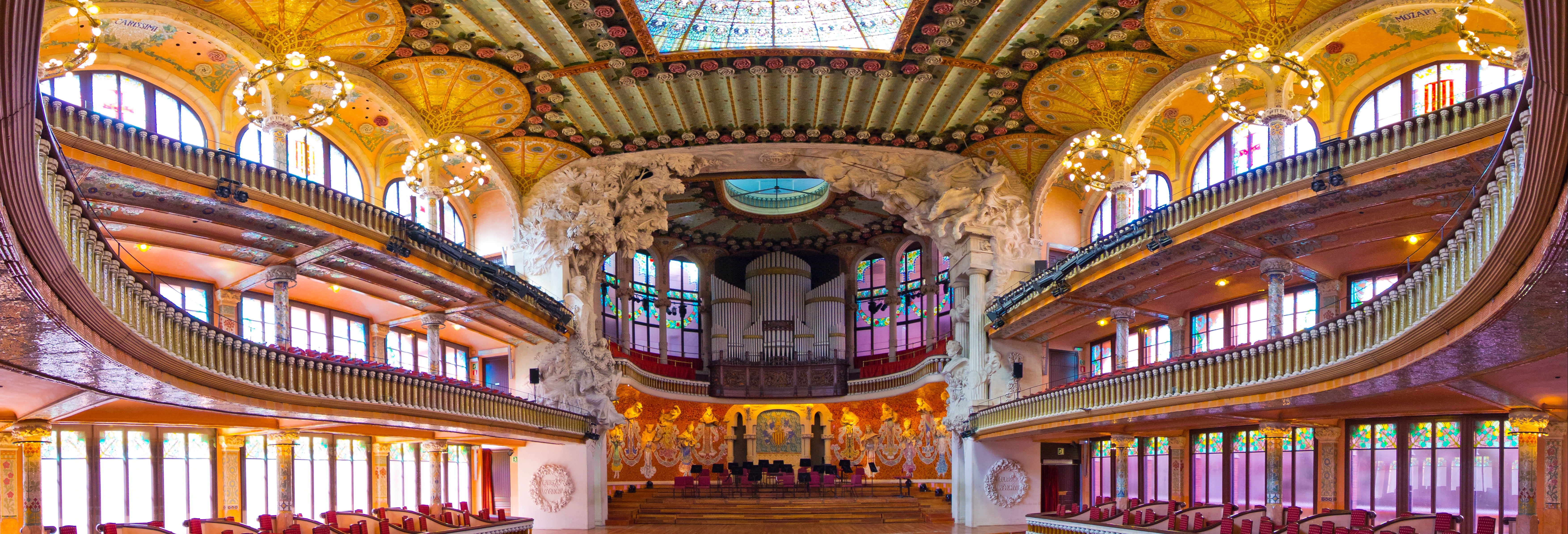 Visita pelo Palau de la Música Catalana