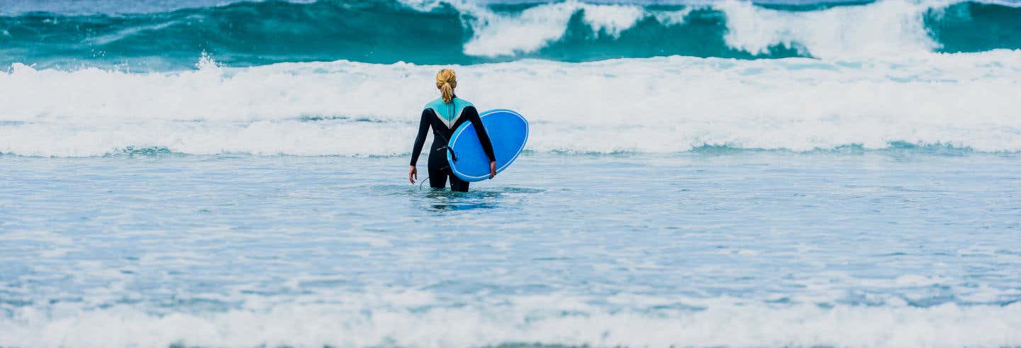 Corso di surf a Bastiagueiro