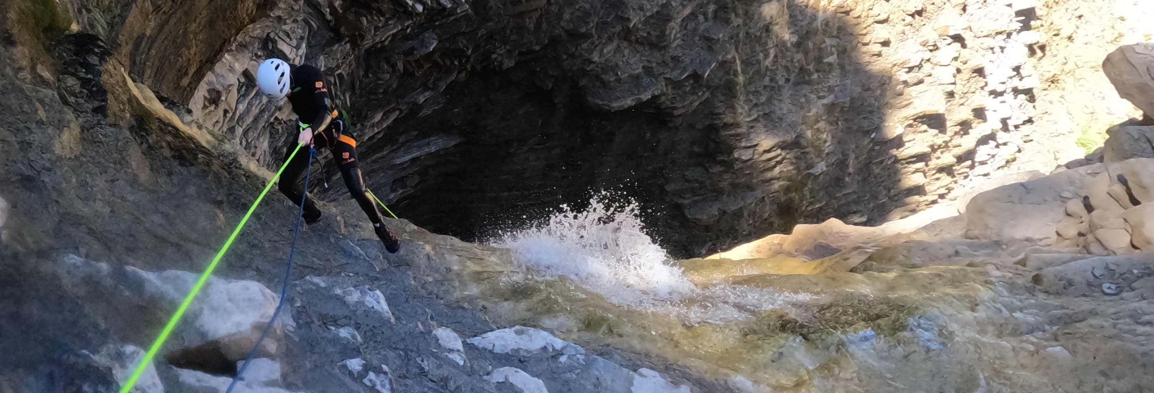 Canyoning in the Aragonese Pyrenees