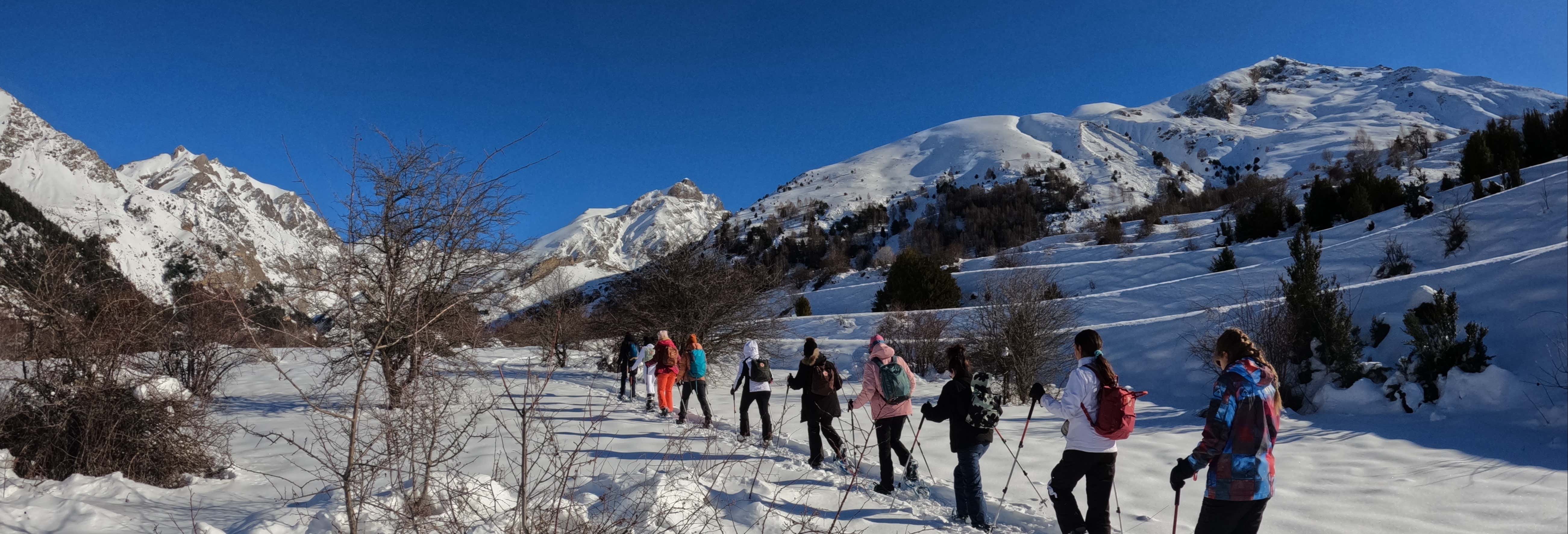 Snowshoeing in Valle de Tena