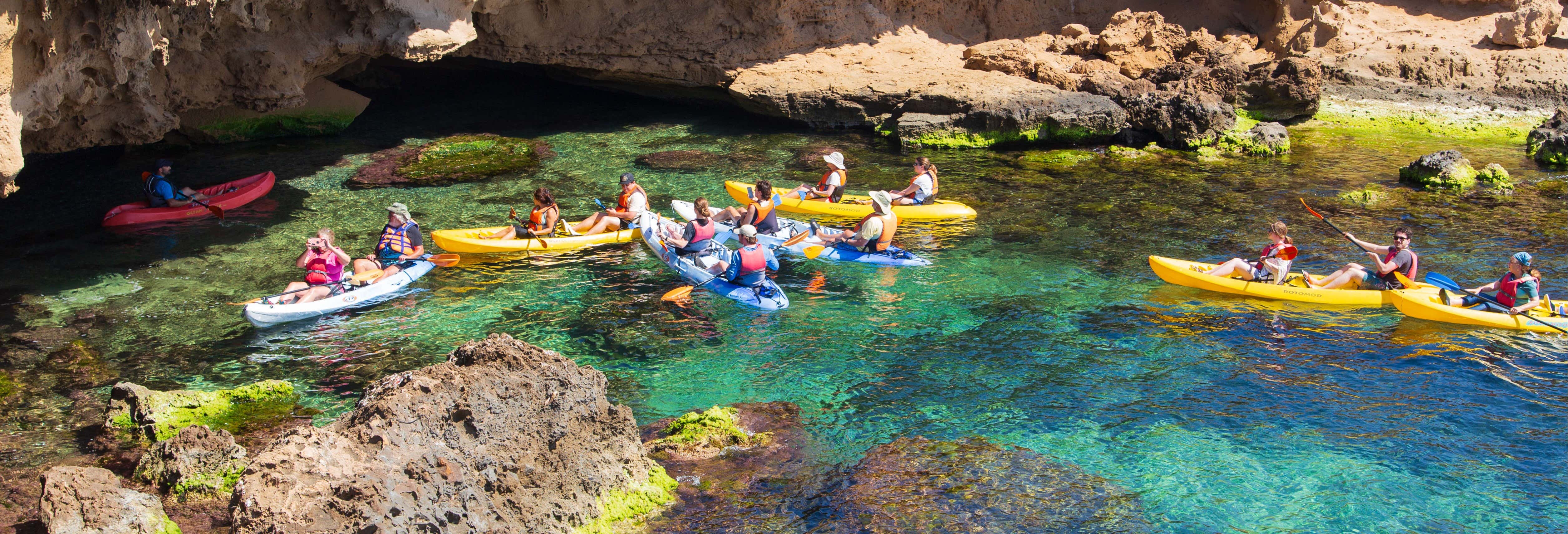 Kayak y snorkel en Cabo de Palos