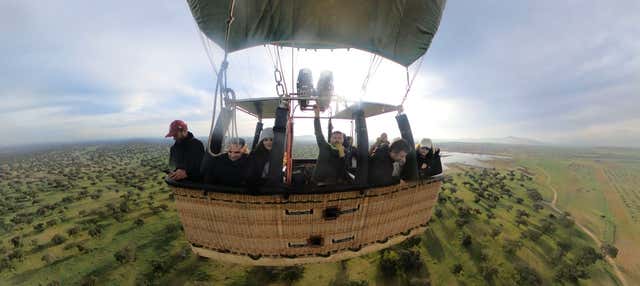 Giro in mongolfiera a Cáceres