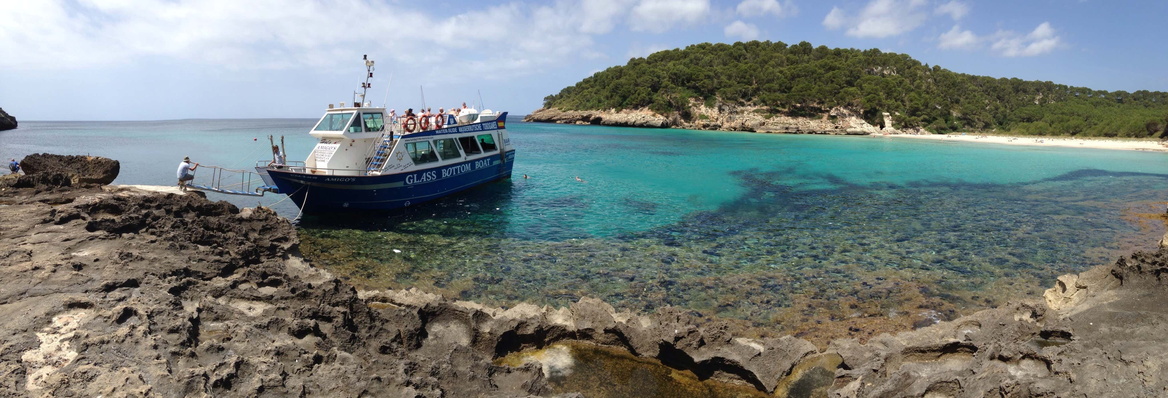 Southern Menorca Coves Boat Tour