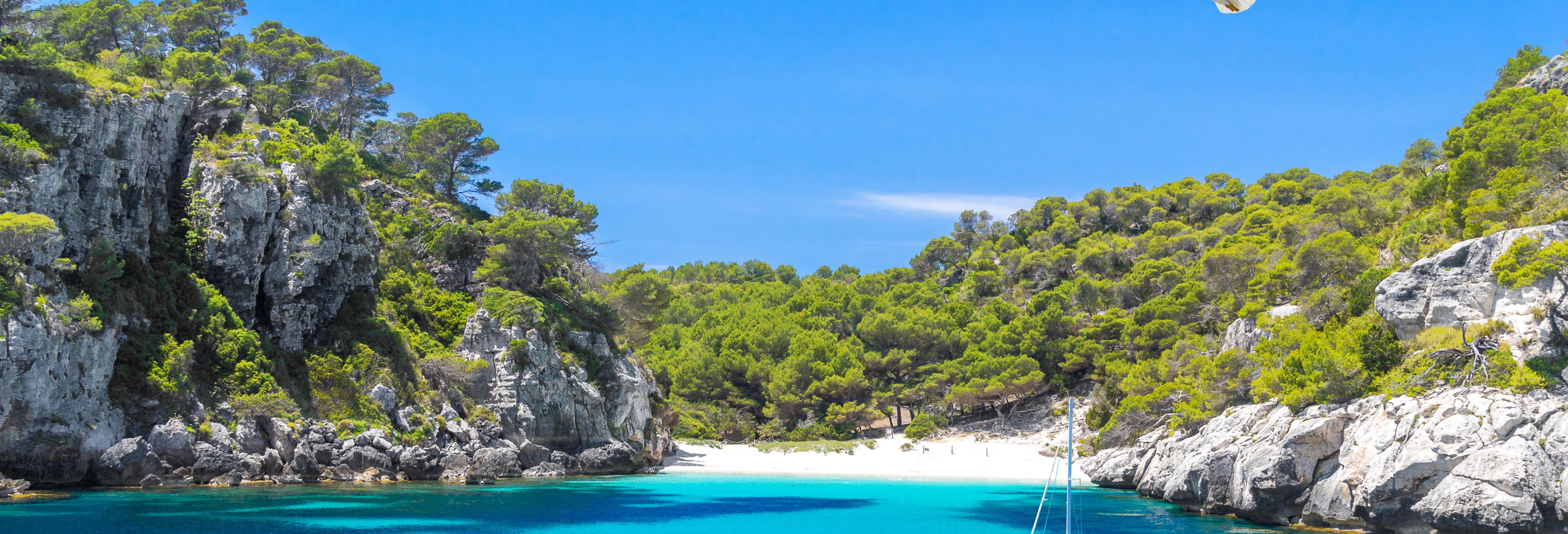 Boat Cruise around South Menorca