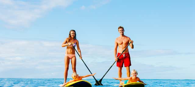 Tour in paddle surf di Cala Mayor da Cala Nova