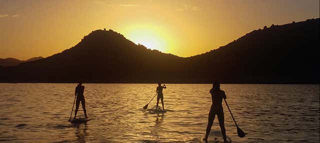 Paddle surf al tramonto a Cala Rajada