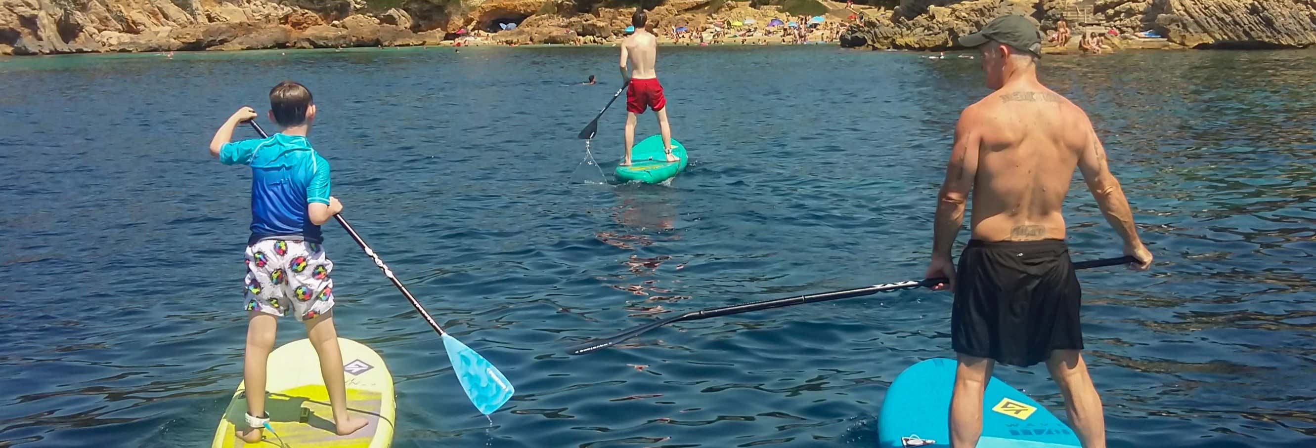 Standup Paddleboarding at Cala Rajada