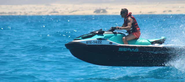 Tour di Corralejo e Isla de Lobos in moto d'acqua