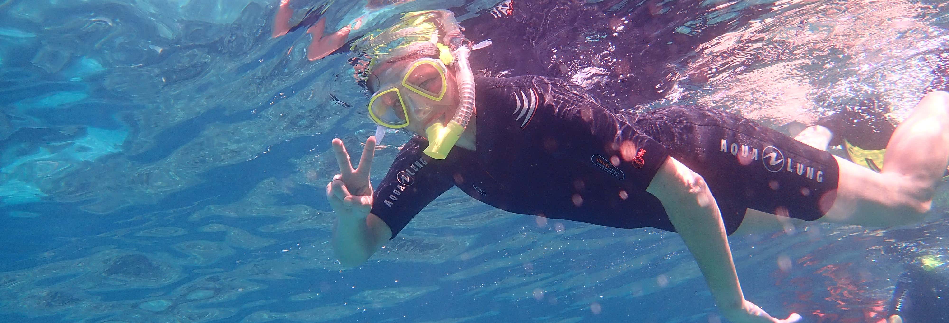 Snorkeling in the Cala Delta Nature Reserve