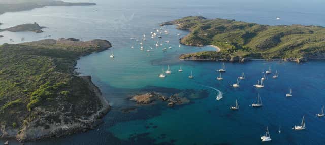 Transfer all'isola di Colom in motoscafo