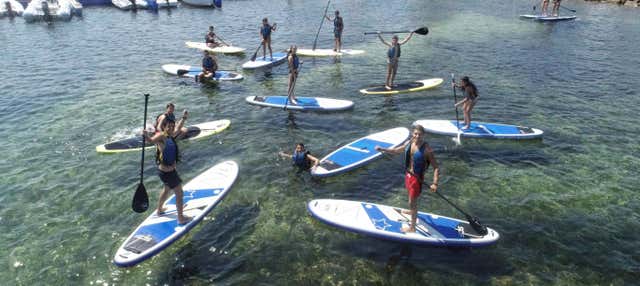 Paddle surf nella Riserva Marina del Nord di Minorca