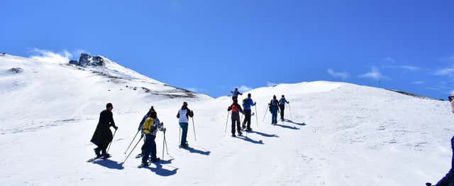 Balade en raquettes à neige dans la Sierra Nevada