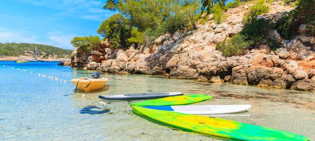 Paddle surf nel nord di Ibiza