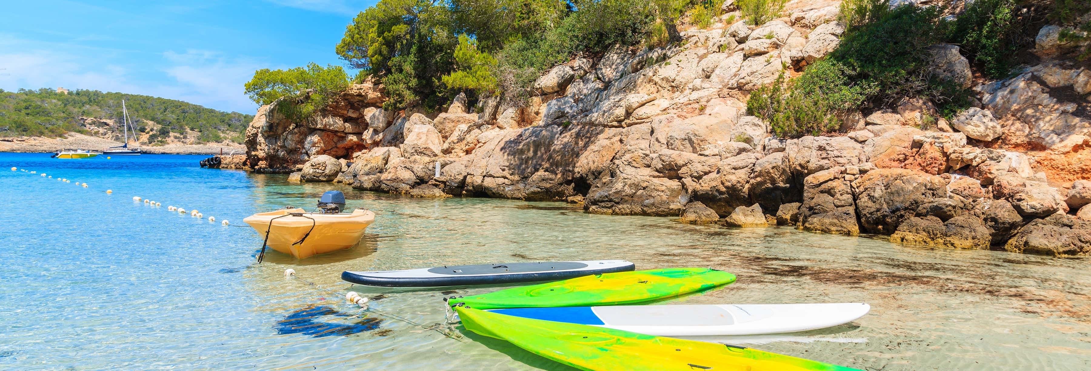 Paddlesurf in North Ibiza