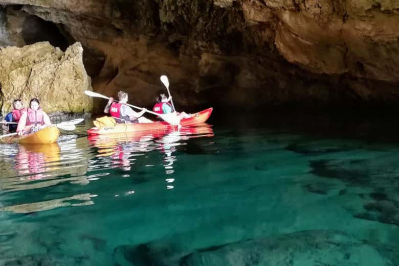 Tour de caiaque por Jávea + Snorkel Reserve em