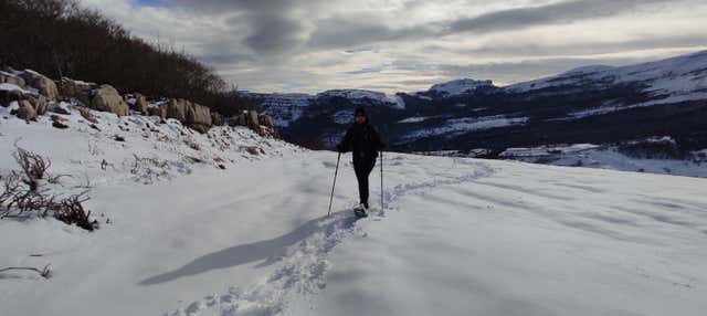 Passeggiata con le racchette da neve ai Collados del Asón