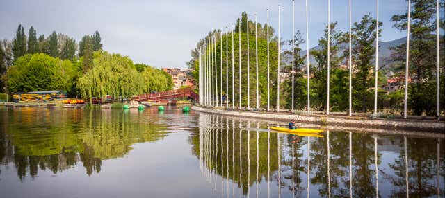 Tour del canale olimpico del Segre in kayak