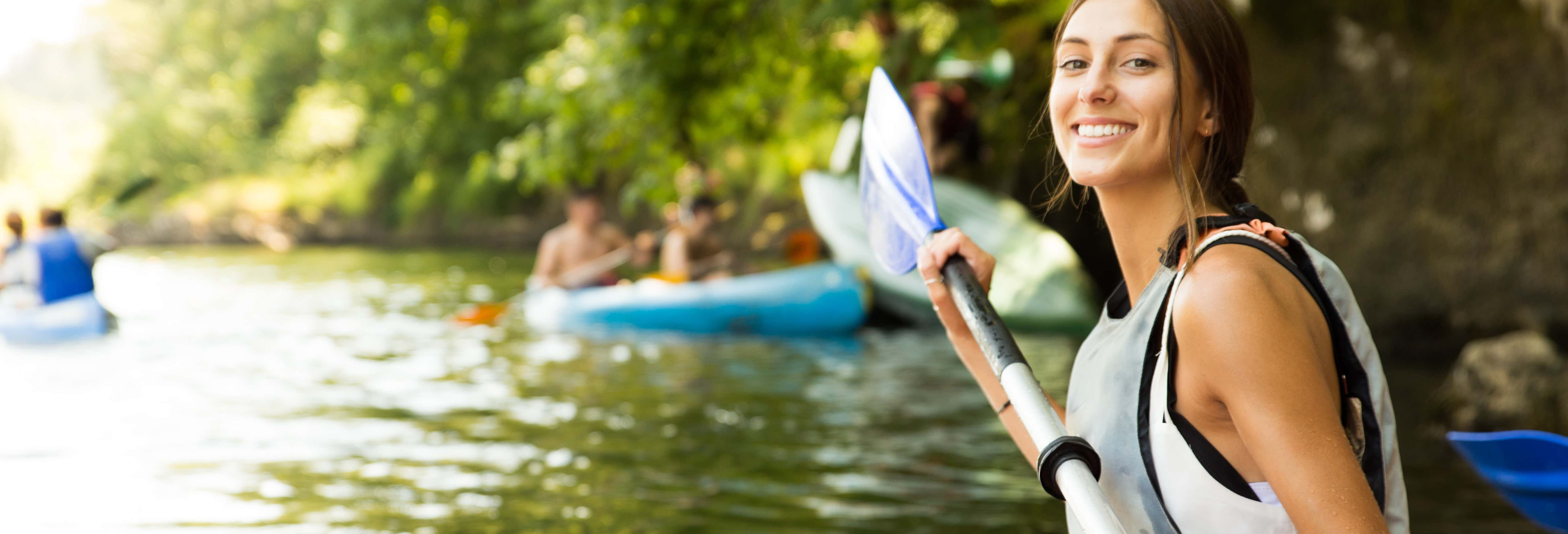Discesa in canoa del fiume Nalón