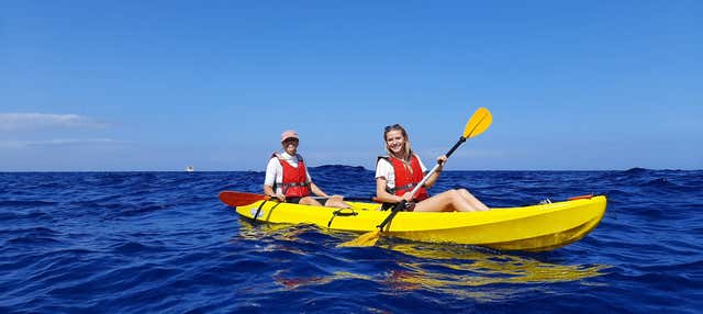 Kayak e snorkeling a Los Cristianos