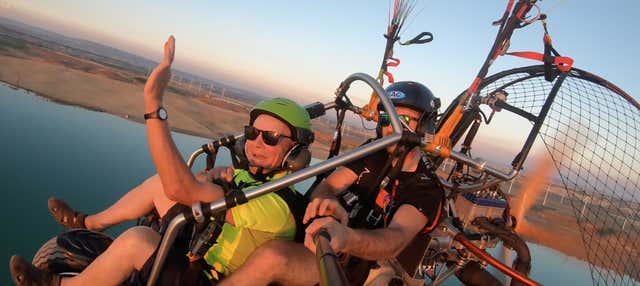 Volo in paratrike a Saragozza