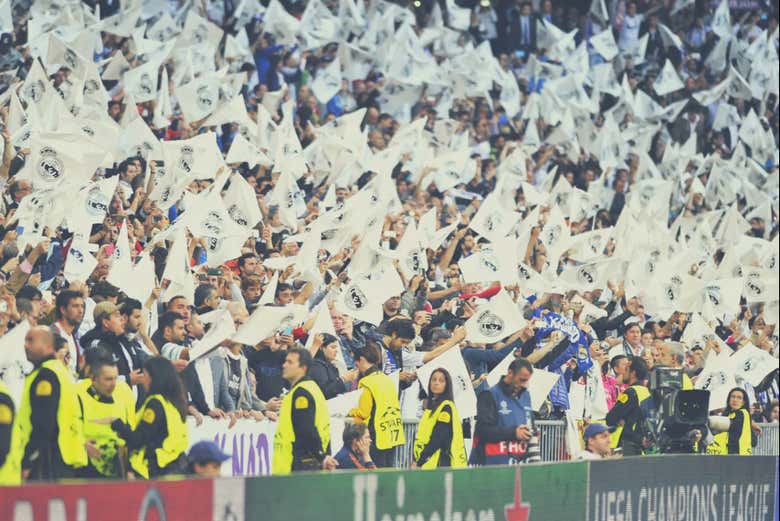 Entradas para un partido del Real Madrid en el Santiago Bernabéu